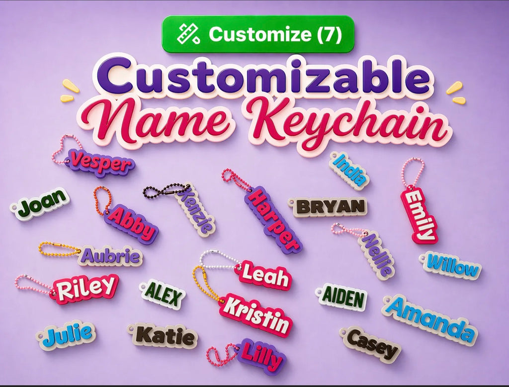 Personalized Name Keychain ( set of 5 )