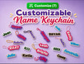Personalized Name Keychain ( set of 5 )