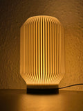Modern Ribbed 3d printed Table lamp