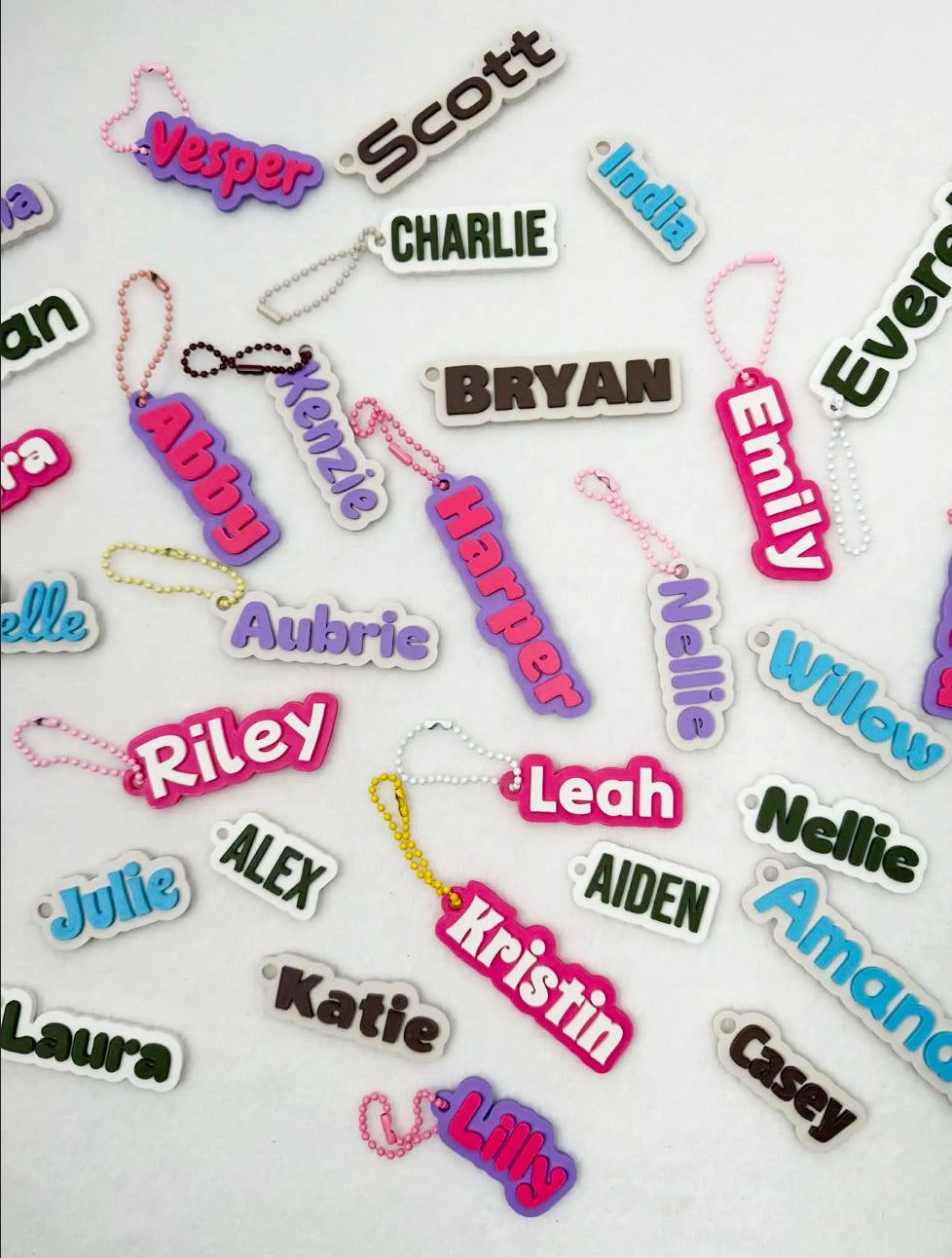 Personalized Name Keychain ( set of 5 )